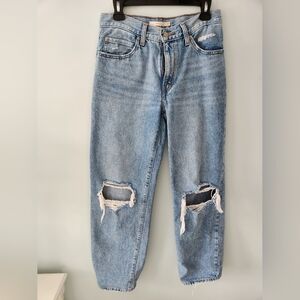 Levi's Classic Blue Distressed Women's Jeans